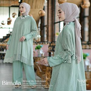 Bimala Oneset by Tulus Signature | Setelan Wanita Brukat Terbaru | Setelan Wanita Muslim Terbaru | Oneset Brokat | Oneset Wanita Brukat Terbaru LD 120 | Setelan Wanita Brokat Jumbo Terbaru |