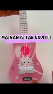 Smile - Mainan Edukasi Anak Gitar Ukulele - Mainan Gitar Anak Motif Karakter