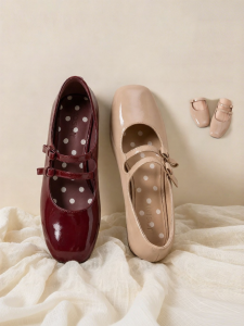 Josiny | Retro Mary Jane Shoes Flat Pumps
