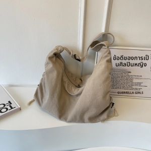 กระเป๋าสะพายไหล่ผ้าใบความจุขนาดใหญ่สำหรับผู้หญิงกระเป๋าหนังสือนักศึกษากระเป๋าช้อปปิ้งท่องเที่ยวแฟชั่น Crossbody กระเป๋าหิ้วโรงเรียน