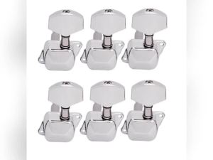 IRIN | 6PCS Guitar String Tuning Pegs Tuner Semi-closed Tuner Machine Heads for Electric Guitar Folk Acoustic Guitar Tuning Pegs
