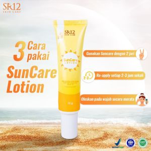 Suncare Lotion SR12/ANTI BELANG/MELINDUNGI WAJAH DARI PAPARAN SINAR MATAHARI