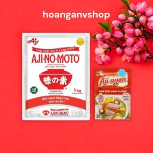 Bột Ngọt Ajinomoto 1kg Hạt Nhỏ - Tặng 1gói Hạt Nêm Aji Ngon Heo 55gr