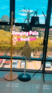 ⚡️LIKE BUG⚡️12 Hook Hanging Pole | 173cm Hanging Pole | Penyangkut Baju | Steel Hanging pole | Coat Hanger | Hanging Stand | Organizer Rack | Flat Stand | Clothes Hanger Racks