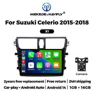 MEKEDE Android 14 IPS Screen Car Radio Carplay For Suzuki Celerio Cultus 2015 - 2018 Multimedia Player Intelligent Audio System
