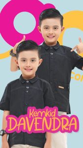 Rabbani - Kemeja Koko Anak Laki-Laki Lengan Pendek Bani Batuta Kemkid Davendra Exclusive