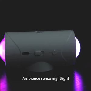 Rechargeable LED Night Lights with Motion Sensor Wall LampRGB Ambient LightDimmable Indoor Lamp