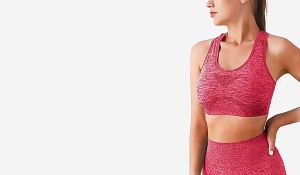 Setelan Sport Bra dan Celana Pendek Olahraga Gym Fitnes Zumba