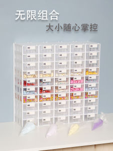 Teng Zhengyue Combined Spare Parts Box Drawer Type Element Box Lego Storage Box Mobile Phone Accessories Plastic Box Plastic Box