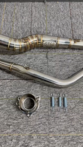Stainless Big elbow Sniper150 Sniper155 51mm Free Adaptor Made in Thailand GT68