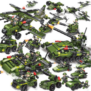Army Tank Series Building Blocks Toys Minifigures Educational Toys for Boys