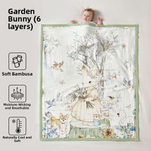 Ou Yun | Bamboo Cotton Summer Blanket Multifunctional Baby Blanket