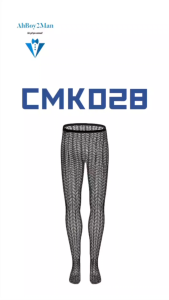Mens Stocking: Nylon Web Net Waist to Feet Body Stocking (CMK028)