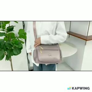 KIB48 Tas Selempang Wanita Impor Ada Talpan Bahan Parasut