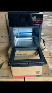 Nồi Chiên Không Dầu CHIGO CG12AF 1500W 12L 10 Chế độ nấu Nắp kính trong suốt Bảng điều khiển cảm ứng Sang trọng hiện đại