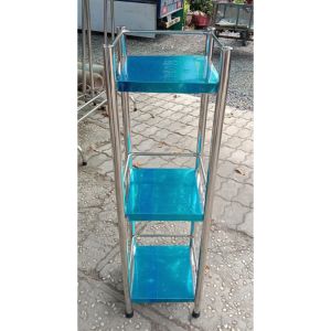 Kệ inox 3 tầng tấmkích thước 25x25cm.Inox 201 dày chắc chắn....