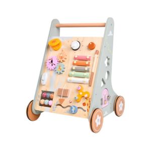 Anti-Tip Walking Trainer Toddler Push Cart