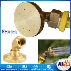 ★Same Day Shipping★ 8Holes Garden Brass Sprayer Nozzle M14 Atomizing Spray Fitting Nebulizer Hose Connector Water Sprinkler Adjustable ZMS-Sprayer-Nozzle