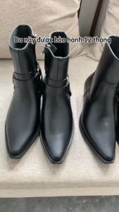 Lukas Boots Mũi Nhọn Nam Santiago đế 5cm