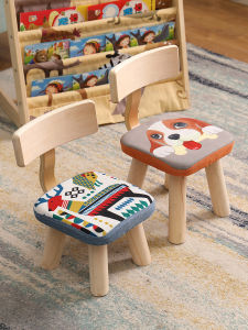 WUBUWEI | Wooden Stool for Home Children Kindergarten