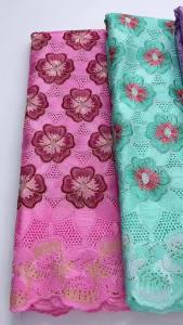 Luxury African Swiss Voile Lace Fabric 2026 High Quality Nigerian Cotton Embroidery Fabric African Lace Fabric Dubai Style