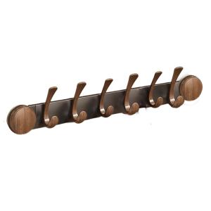 youqin | Walnut Color Adhesive Hooks Door Back Hanger