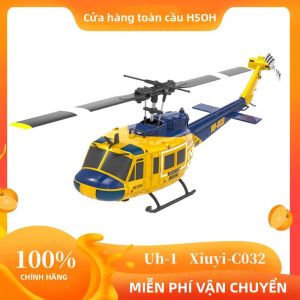 RC ERA UH-1 Huey 2.4G 6-CH 6-CH 6-Axis Gyroscope Máy Bay Trực Thăng Điều Khiển Từ Xa Một Phím Lộn Ngược Mô Hình Máy Bay RC Thông Minh Có Hộp Và Phụ Kiện Nguyên Bản