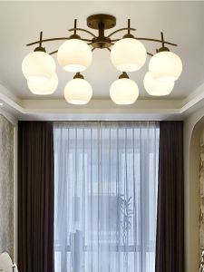 Đèn Treo Phòng Khách Đơn Giản Hiện Đại Kiểu Mỹ Cho Phòng Ăn Có Thể Thay Bóng Đèn Đèn Chùm Hình Nhánh Bằng Sắt