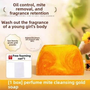 Long Lasting Fragrant Golden Perfume Soap
