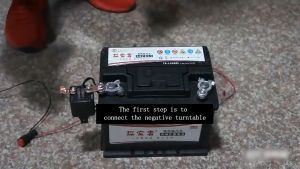 12V 100Amp 4-Pin Heavy Duty ON/OFF Switch Split Charge Relay for Auto Boat Van Black - Intl