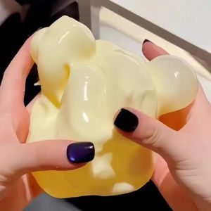 Cheese Cube Squeezing Ball 7cm Ultra-thin Cheese Flour Ball Kneading TPR Decompression Toy Room Decoration