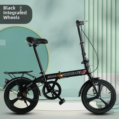 New Model Lightweight Folding Bicycle Unisex Adult Student Child Universal Small Wheel Bike Suitable for Men And Women