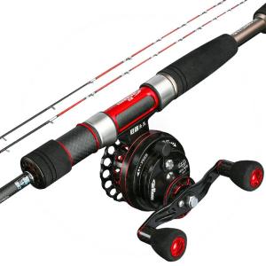 Crown Lure | Salt and Fresh Water Fishing Rod Kit Titanium Soft Tip