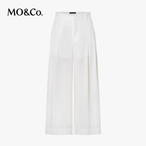 MO&Co. | Summer Cotton Loose A-Line Cropped Pants