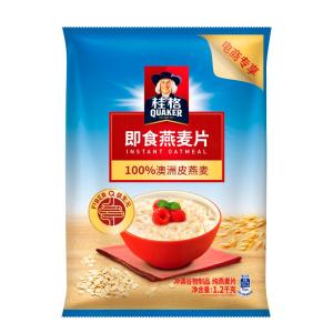 Quaker | Instant Pure Oatmeal Cereal Ready-to-Eat 1.2kg