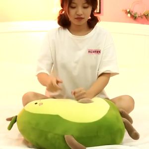 Green Avocado Doll Fruit Pillow Plush Toy Soft Series Birthday Surprise Sofa Sleeping Pillow Cushion 30cm