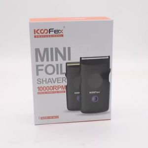 Máy Cạo Râu Mini Chuyên Nghiệp KF-6412 Lưỡi Dao Titan 10000 Vòng/phút Sạc USB Kèm Lưỡi Dao Dự Phòng - Thời Gian Hoạt Động 60 Phút