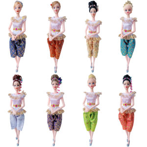 ชุดไทย ชุดตุ๊กตา ชุดตุ๊กตาบาร์บี้ ชุดบาร์บี้ ชุดไทยบาร์บี้ ชุดไทยตุ๊กตาบาร์บี้ ของถวายแก้บนได้