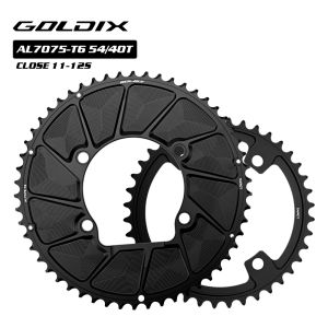GOLDIX 110BCD 2X Double Chainring AERO Sprocket for SHIAMNO DURA-ACE R9200 ULTEGRA R8100 105 R7100 11S 12S 4 BOLT Chainring