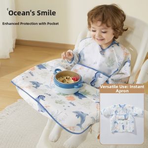 Usbettas | Waterproof Dirty Proof Baby Feeding Apron