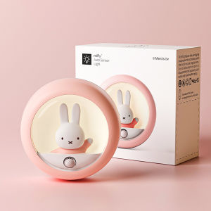 Miffy Smart Human Body Induction Lamp LED Night Light Bedroom Sleep Light Hallway Dormitory Bedside Atmosphere Light