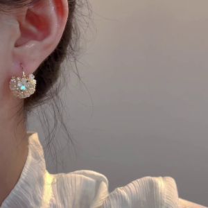 Maidu Bông Tai Zircon Hoa Tinh Tế Mới Nhất Cho Nữ Trang sức Hoa Tai Khóa cho Nữ