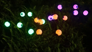 Bộ 10 Đèn Cắm Cỏ Mắt Ma NLMT Cho Tiệc Đêm Halloween
