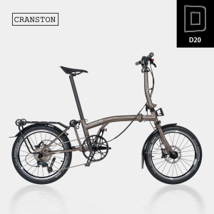 CRANSTON | Disc Brake Lightweight Portable Adult Foldable Bike 20 Inch 10 Speed