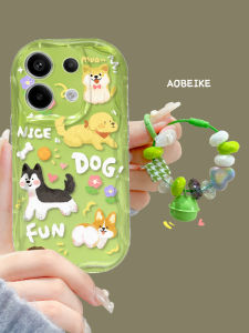 Ốp Điện Thoại Đen Chó Thích Hợp Dùng Cho Redmi Note 13 Ốp Mẫu Mới Note 10/12Pro + Nổi Tiếng Trên Mạng Note 11 Sành Điệu 12Pro Móc Khóa Redmi Note 12