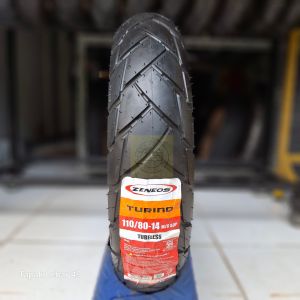 Ban ZENEOS ZN33 Turino 110/80-14 Ring 14 Tubeless Ban Touring Harian Adventure dan Custom Dual Purpose Motor Metik Skuter Skutik Matic Scooter Moped ADV PCX Aerox Beat Vario Nex Address dll