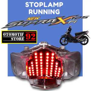 STOPLAMP RUNNING VARIASI SUPRA X 125 INJECTION 10 MODE OTOMATIS