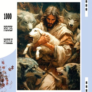 Jigsaw Puzzle 500 1000 1200 2000pcs Jesus Christ Biblical Scene With Disciples For Adults Difficulty Family Game Holiday Present