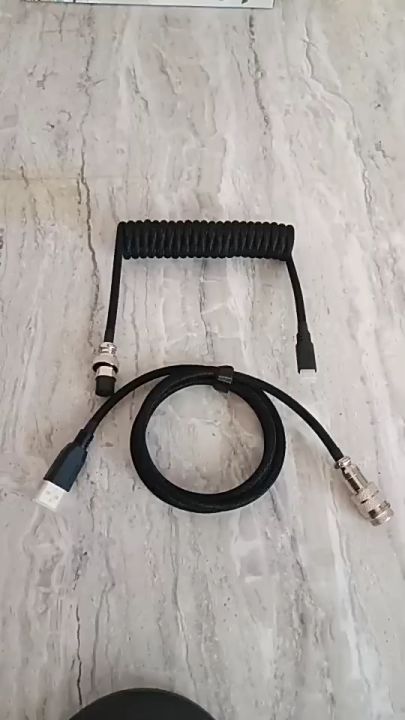 [Shipped within 1 day] ZIFRIEND Braided Coiling Mechanical Keyboard ...