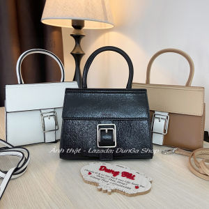 [Chuẩn hãng] Túi nữ quai cầm + dây dài đeo chéo size 18 kiểu khóa nịt sang trọng đi tiệc đi chơi PW2-55060019 full màu